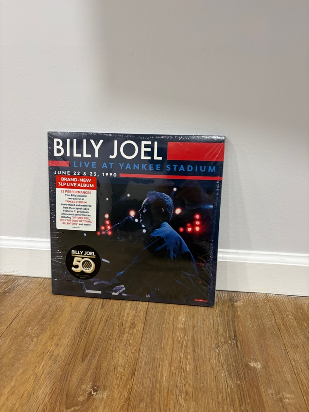Billy Joel - Live at Yankee Stadium (Vinyl) - Black & Blue Cover